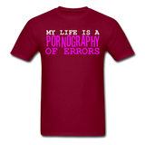 Sore Thumbs "My Life Is A PORNOGRAPHY Of Errors" T-Shirt